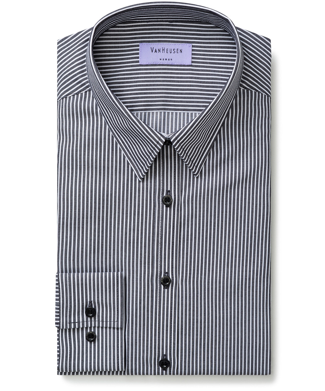 Van Heusen Womens Yarn Dyed Stripe Classic Fit Shirt Womens Shirts Van Heusen Australia