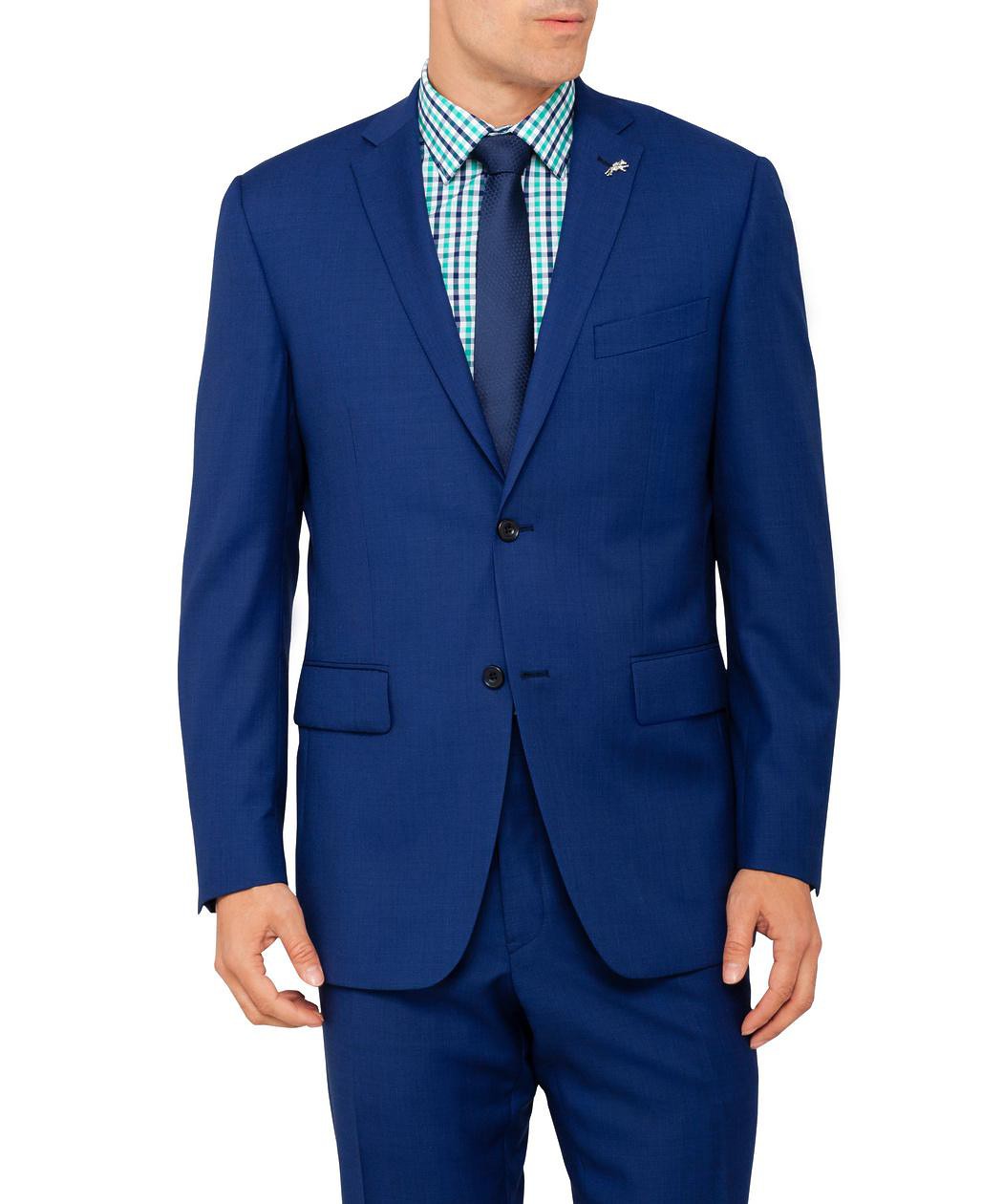 Van Heusen Mens Euro Fit Jacket Cobolt Suit Jackets Van Heusen Australia