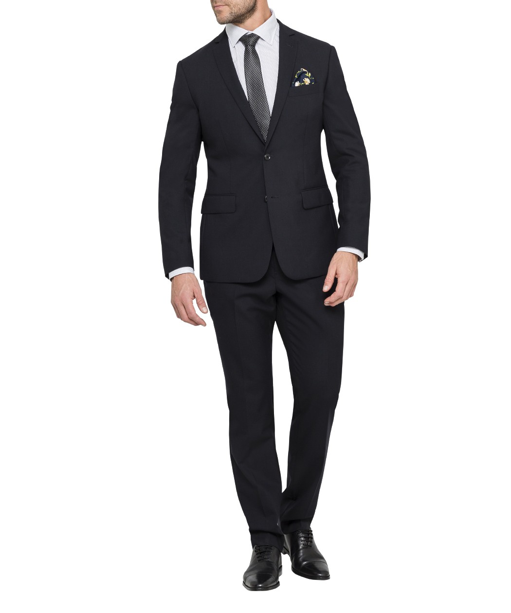 Van Heusen Slim Fit Suit Jacket Black | Mens Suits | Van Heusen Australia