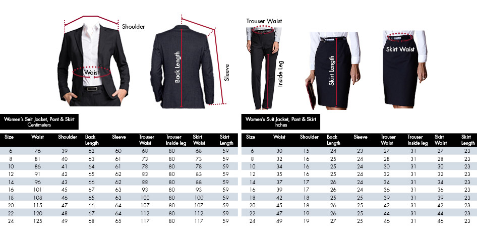 Van Heusen Size Chart